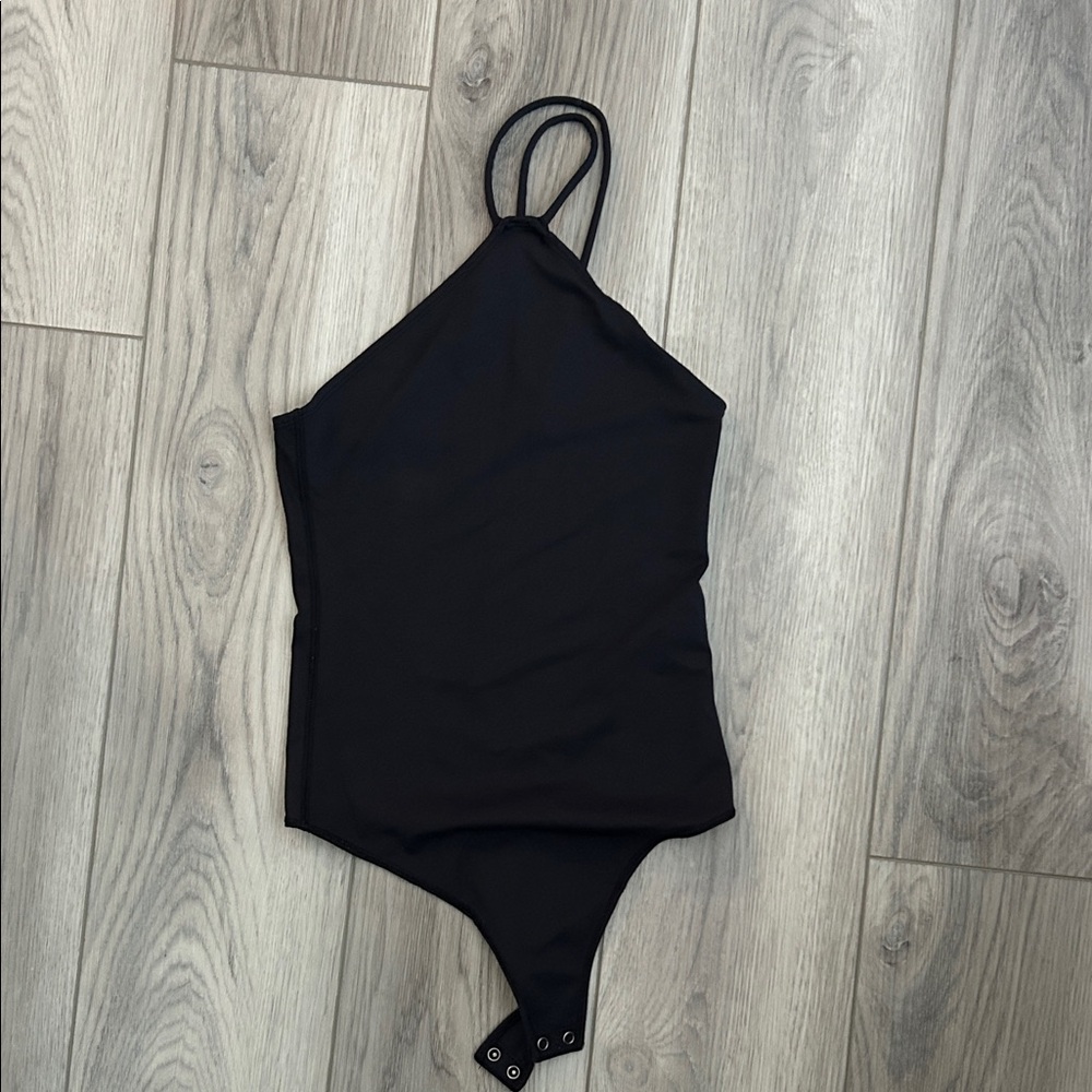Abercrombie & Fitch Black Halter Bodysuit